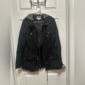 Moderna black water resistant jacket! Excellent condition mildly used!
